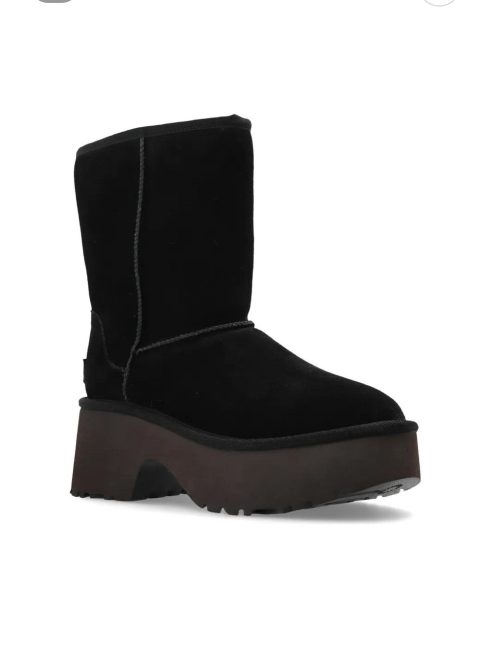 UGG Women's Classic Short New Heights Boots in Black size 7